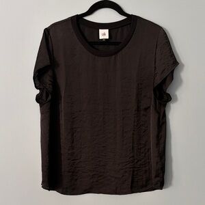 CAbi You Complete Me Black Short Sleeve Tee